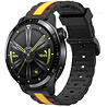 Strap-it® Strap-it Huawei Watch GT 3 46mm Special Edition Armband (Schwarz/Gelb) Strap-it® Strap-it Huawei Watch GT 3 46mm Special Edition Armband (Schwarz/Gelb)