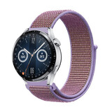 Strap-it® Huawei Watch GT 3 46mm Nylonband (Lila) Strap-it® Huawei Watch GT 3 46mm Nylonband (Lila)
