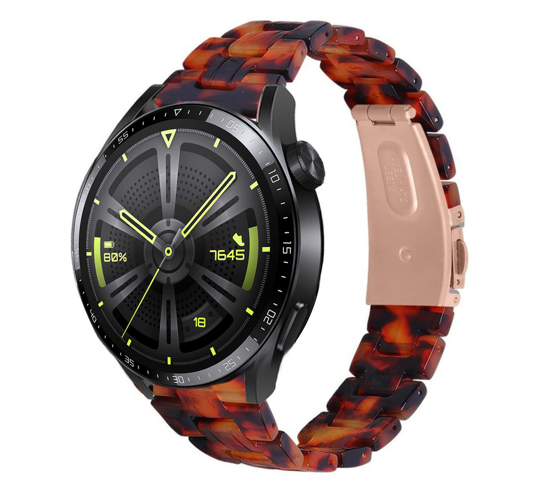 Strap-it® Strap-it Huawei Watch GT 3 46mm Resin Armband (lava)