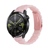 Strap-it® Huawei Watch GT 3 46mm Resin Armband (Rosa) Strap-it® Huawei Watch GT 3 46mm Resin Armband (Rosa)