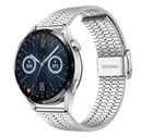 Strap-it® Strap-it Huawei Watch GT 3 46mm Edelstahlarmband (Silber)