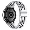Strap-it® Strap-it Huawei Watch GT 3 46mm Edelstahlarmband (Silber/Schwarz) Strap-it® Strap-it Huawei Watch GT 3 46mm Edelstahlarmband (Silber/Schwarz)