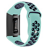 Strap-it® Strap-it Fitbit Charge 3 Sportarmband (Aqua/Dunkelblau) Strap-it® Strap-it Fitbit Charge 3 Sportarmband (Aqua/Dunkelblau)