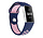 Strap-it Fitbit Charge 4 Sportarmband (Dunkelblau/Rosa)