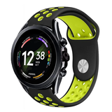 Strap-it® Fossil Gen 6 - 44mm Sportarmband (Schwarz/Gelb) Strap-it® Fossil Gen 6 - 44mm Sportarmband (Schwarz/Gelb)