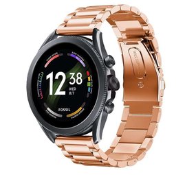 Strap-it® Fossil Gen 6 - 44 mm Stahlarmband ( Roségold ) Strap-it® Fossil Gen 6 - 44 mm Stahlarmband ( Roségold )