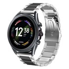 Strap-it® Strap-it Fossil Gen 6 - 44mm Stahlarmband (Silber/Schwarz)