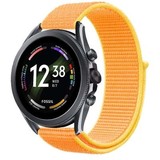 Strap-it® Fossil Gen 6 - 44mm Nylonarmband (Hellgelb)