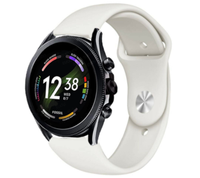 Strap-it® Fossil Gen 6 - 44mm Sportarmband (Weiß) Strap-it® Fossil Gen 6 - 44mm Sportarmband (Weiß)