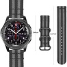 Strap-it® Strap-it Fossil Gen 6 - 44mm Nylon-Schnallenarmband (Schwarz/Grau) Strap-it® Strap-it Fossil Gen 6 - 44mm Nylon-Schnallenarmband (Schwarz/Grau)