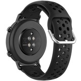 Strap-it® Fossil Gen 6 - 44mm Silikonarmband mit Löchern (Schwarz)