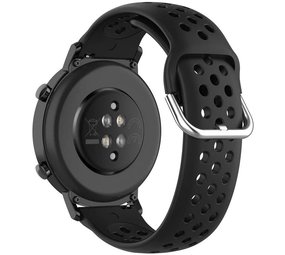 Strap-it® Fossil Gen 6 - 44mm Silikonarmband mit Löchern (Schwarz) Strap-it® Fossil Gen 6 - 44mm Silikonarmband mit Löchern (Schwarz)