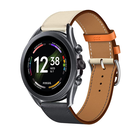 Strap-it® Strap-it Fossil Gen 6 - 44mm Lederarmband (Weiß/Dunkelblau)