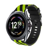 Strap-it® Fossil Gen 6 - 44mm gestreiftes Silikonarmband (Schwarz/Gelb) Strap-it® Fossil Gen 6 - 44mm gestreiftes Silikonarmband (Schwarz/Gelb)
