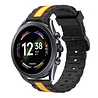 Strap-it® Strap-it Fossil Gen 6 - 44mm Special Edition Armband (Schwarz/Gelb) Strap-it® Strap-it Fossil Gen 6 - 44mm Special Edition Armband (Schwarz/Gelb)