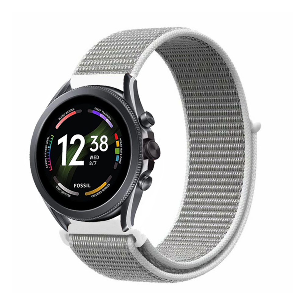 Strap-it® Strap-it Fossil Gen 6 - 44mm Nylonarmband (Muschel)