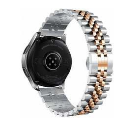 Strap-it® Fossil Gen 6 - 44mm Jubilee Stahlarmband (Silber/ Roségold ) Strap-it® Fossil Gen 6 - 44mm Jubilee Stahlarmband (Silber/ Roségold )