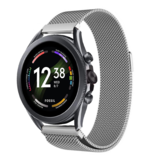 Strap-it® Fossil Gen 6 - 44mm Milanese-Armband (Silber) Strap-it® Fossil Gen 6 - 44mm Milanese-Armband (Silber)