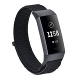 Strap-it® Fitbit Charge 4 Nylonarmband (Schwarz) Strap-it® Fitbit Charge 4 Nylonarmband (Schwarz)