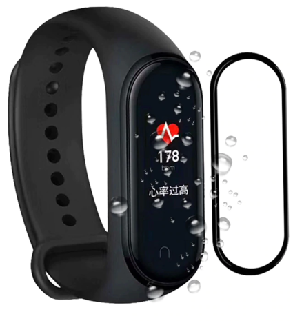 Strap-it® Strap-it Xiaomi Mi Band 3/4 Displayschutz (Glas) Strap-it® Strap-it Xiaomi Mi Band 3/4 Displayschutz (Glas)