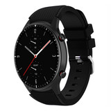 Strap-it® Amazfit GTR 2 Silikonarmband (Schwarz) Strap-it® Amazfit GTR 2 Silikonarmband (Schwarz)