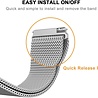 Strap-it® Strap-it Amazfit GTR 2 Milanese Armband (Silber) Strap-it® Strap-it Amazfit GTR 2 Milanese Armband (Silber)