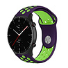 Strap-it® Strap-it Amazfit GTR 2 Sportarmband (Lila/Grün) Strap-it® Strap-it Amazfit GTR 2 Sportarmband (Lila/Grün)