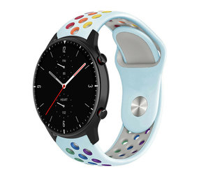 Strap-it® Amazfit GTR 2 Sportarmband (Hellblau bunt) Strap-it® Amazfit GTR 2 Sportarmband (Hellblau bunt)