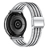 Strap-it® Strap-it Amazfit GTR 2 Edelstahlarmband (Silber/Schwarz) Strap-it® Strap-it Amazfit GTR 2 Edelstahlarmband (Silber/Schwarz)
