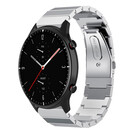 Strap-it® Strap-it Amazfit GTR 2 Metallarmband (Silber)
