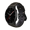 Strap-it® Strap-it Amazfit GTR 2 Lederarmband (Schwarz) Strap-it® Strap-it Amazfit GTR 2 Lederarmband (Schwarz)