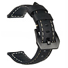 Strap-it® Strap-it Amazfit GTR 2 Lederarmband (Schwarz) Strap-it® Strap-it Amazfit GTR 2 Lederarmband (Schwarz)