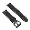 Strap-it® Strap-it Amazfit GTR 2 Lederarmband (Schwarz) Strap-it® Strap-it Amazfit GTR 2 Lederarmband (Schwarz)