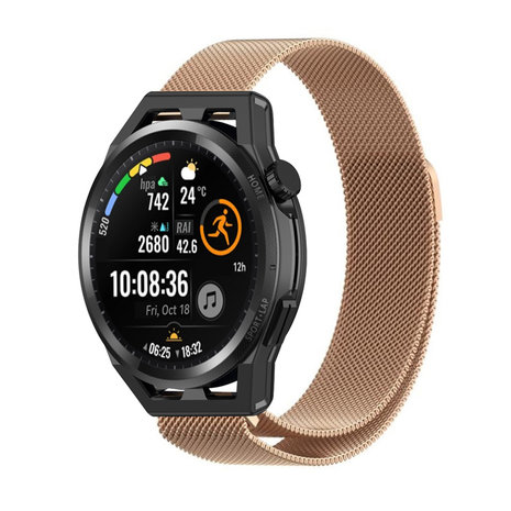 Strap-it® Strap-it Huawei Watch GT Runner Milanese-Armband (Roségold) Strap-it® Strap-it Huawei Watch GT Runner Milanese-Armband (Roségold)