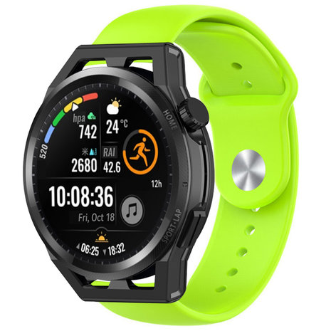 Strap-it® Strap-it Huawei Watch GT Runner Sportarmband (Hellgrün)