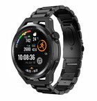 Strap-it® Strap-it Huawei Watch GT Runner Stahlarmband (Schwarz)