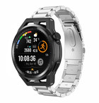 Strap-it® Strap-it Huawei Watch GT Runner Stahlarmband (Silber)