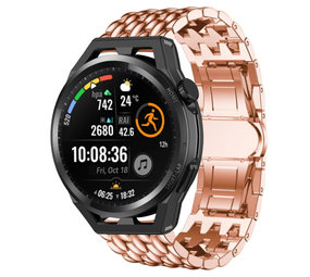 Strap-it® Huawei Watch GT Runner Stahl-Drachenarmband (Roségold) Strap-it® Huawei Watch GT Runner Stahl-Drachenarmband (Roségold)