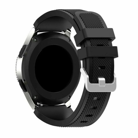 Strap-it® Strap-it Huawei Watch GT Runner Silikonarmband (Schwarz) Strap-it® Strap-it Huawei Watch GT Runner Silikonarmband (Schwarz)