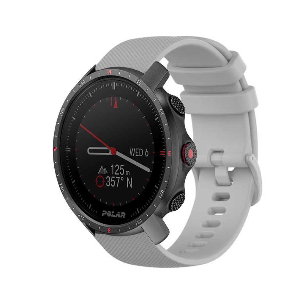 Strap-it® Strap-it Polar Grit X Pro Silikonarmband (Grau)