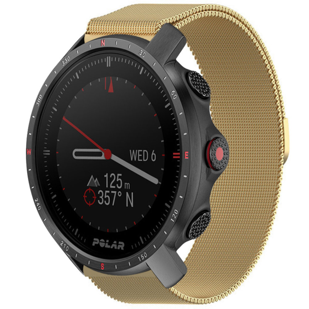 Strap-it® Strap-it Polar Grit X Pro Milanese-Armband (Gold)