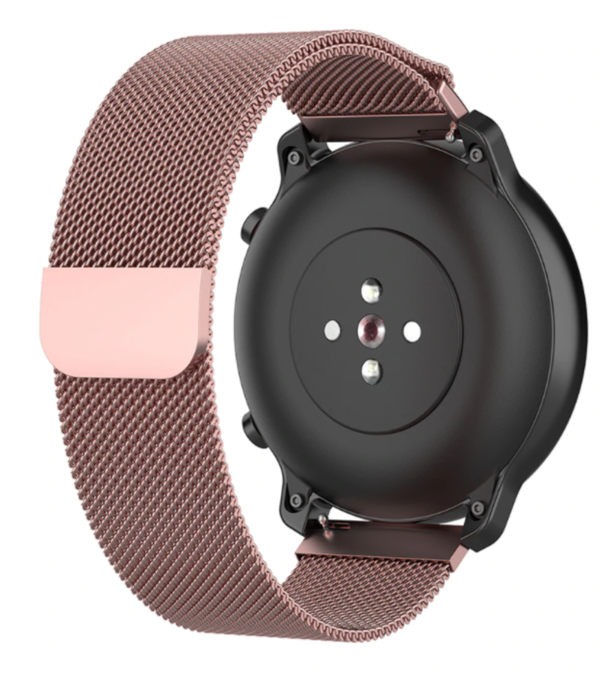 Strap-it® Strap-it Polar Grit X Pro Milanese-Armband (Rosa)