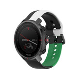 Strap-it® Polar Grit X Pro Sportarmband (Schwarz-Weiß-Grün)