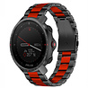 Strap-it® Strap-it Polar Grit X Pro Stahlarmband (Schwarz/Rot) Strap-it® Strap-it Polar Grit X Pro Stahlarmband (Schwarz/Rot)