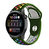 Strap-it® Strap-it Huawei Watch 3 (Pro) Sportarmband (Armeegrün Bunt) Strap-it® Strap-it Huawei Watch 3 (Pro) Sportarmband (Armeegrün Bunt)