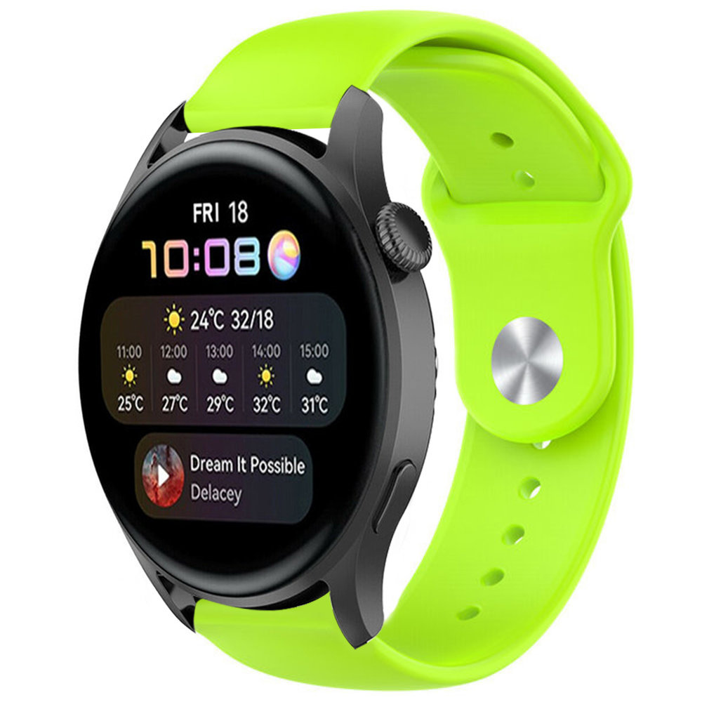 Strap-it® Strap-it Huawei Watch 3 (Pro) Sportarmband (Hellgrün)