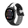 Strap-it® Strap-it Huawei Watch 3 (Pro) Sportarmband (Schwarz-Weiß-Grau) Strap-it® Strap-it Huawei Watch 3 (Pro) Sportarmband (Schwarz-Weiß-Grau)