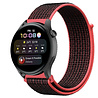 Strap-it® Strap-it Huawei Watch 3 (Pro) Nylonarmband (Schwarz/Rot) Strap-it® Strap-it Huawei Watch 3 (Pro) Nylonarmband (Schwarz/Rot)