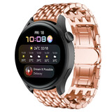 Strap-it® Huawei Watch 3 (Pro) Stahl-Drachenarmband (Roségold) Strap-it® Huawei Watch 3 (Pro) Stahl-Drachenarmband (Roségold)
