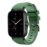 Strap-it® Amazfit GTS 2 Silikonarmband (Armeegrün) Strap-it® Amazfit GTS 2 Silikonarmband (Armeegrün)